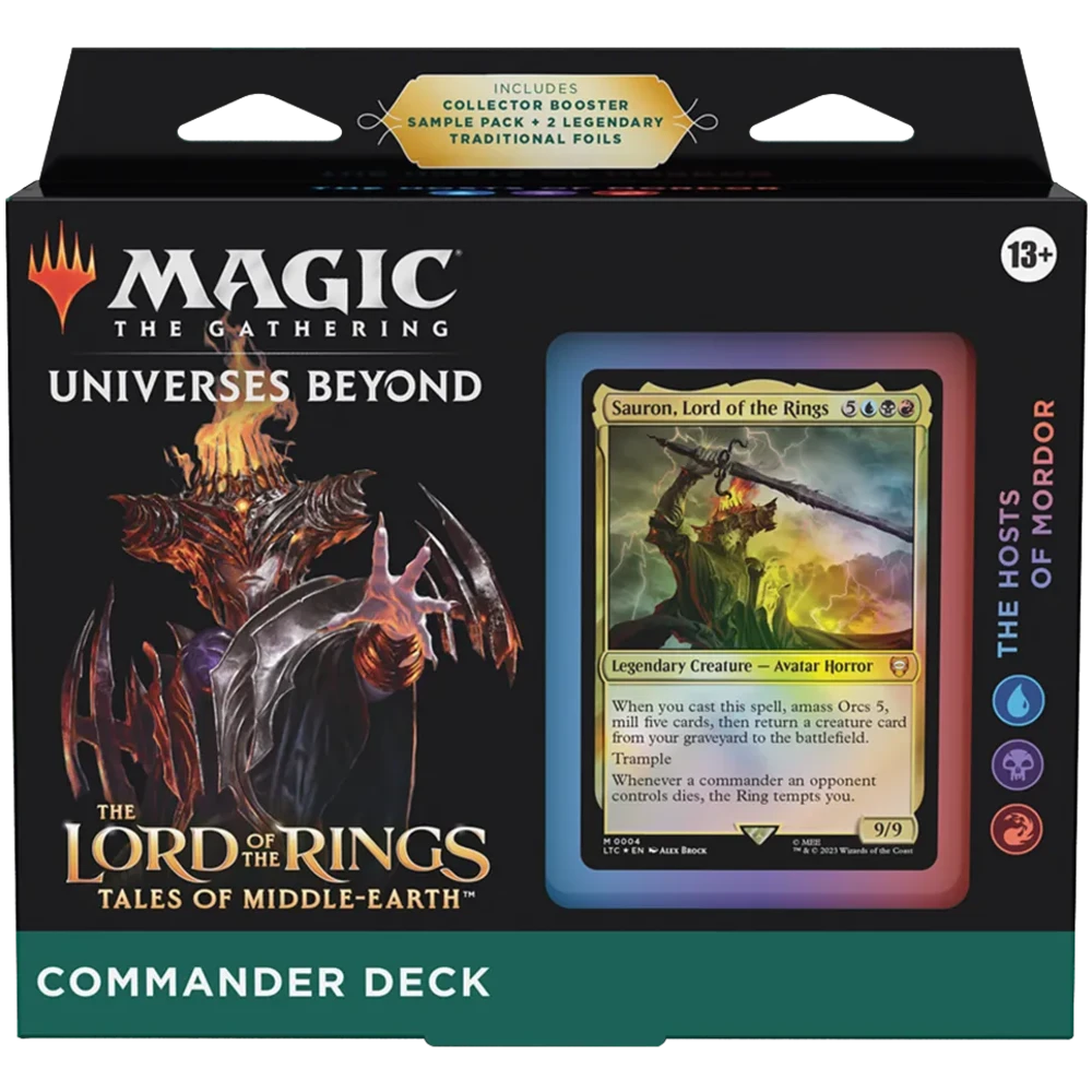 The Lord of the Rings: Tales of Middle-earth - The Hosts of Mordor Commander Deck - (LTR)