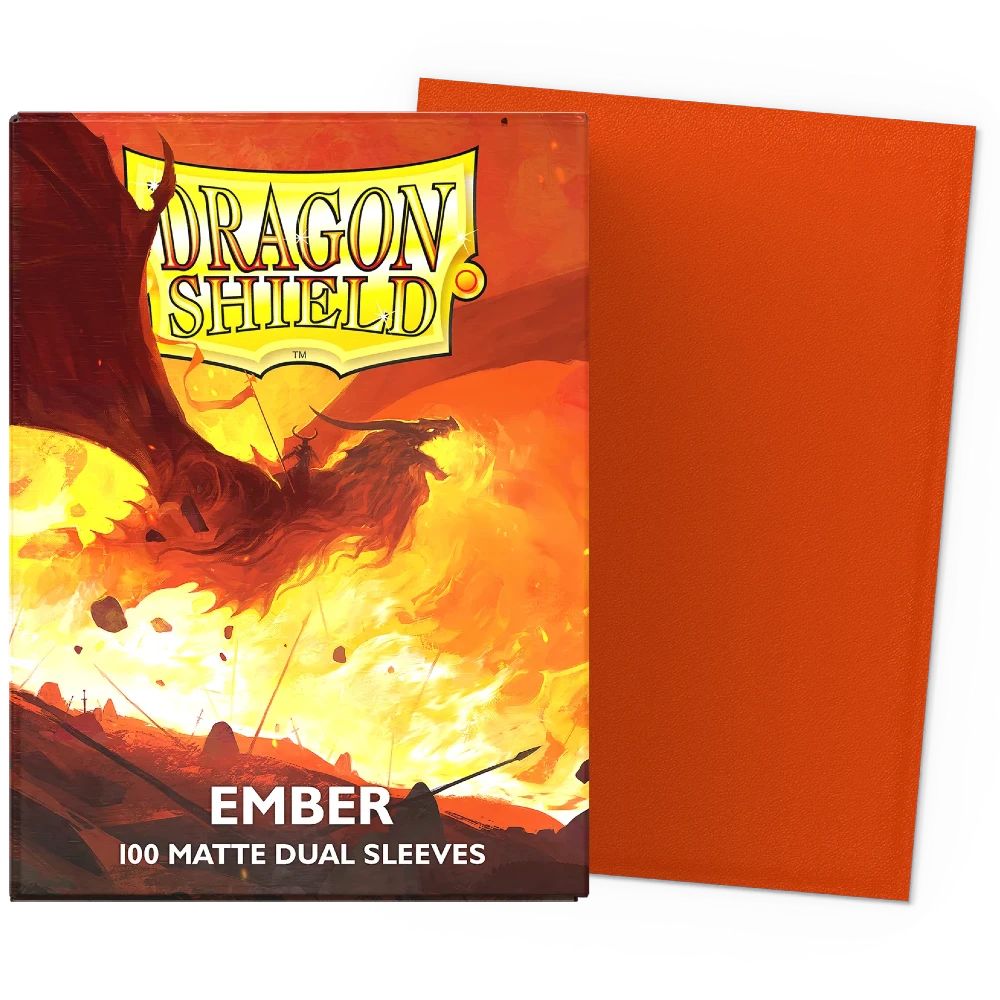 Card Sleeves - Dragon Shield Matte Dual Sleeves - Ember
