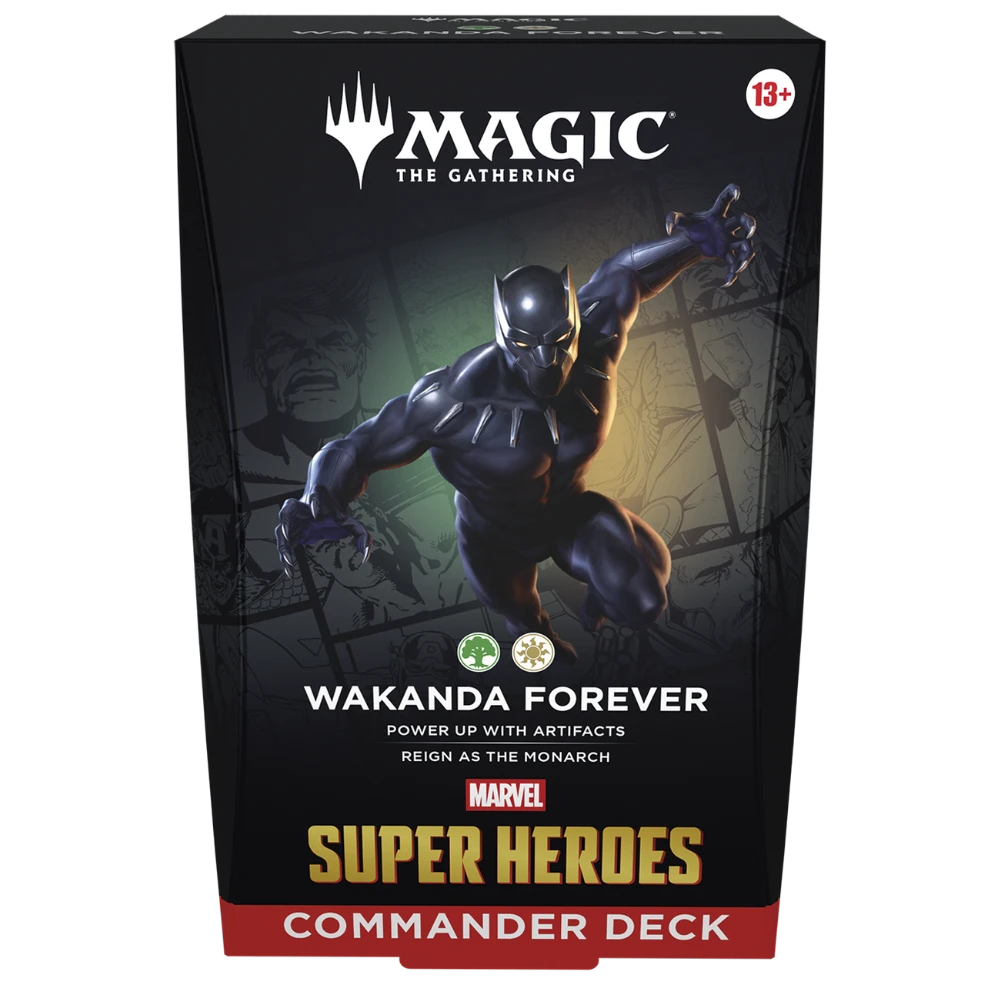 Marvel Super Heroes (MSH) - Wakanda Forever Commander Deck - Universes Beyond