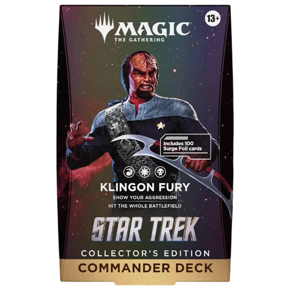 Star Trek (TRK) - Klingon Fury Commander Deck (Collector's Edition) - Universes Beyond